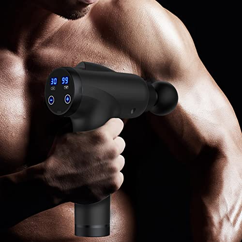 OLsky Massage Gun Deep Tissue, Handheld Electric Muscle Massager, ...