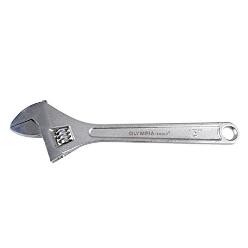 Olympia Tools Adjustable Wrench 01-015, 15 Inches