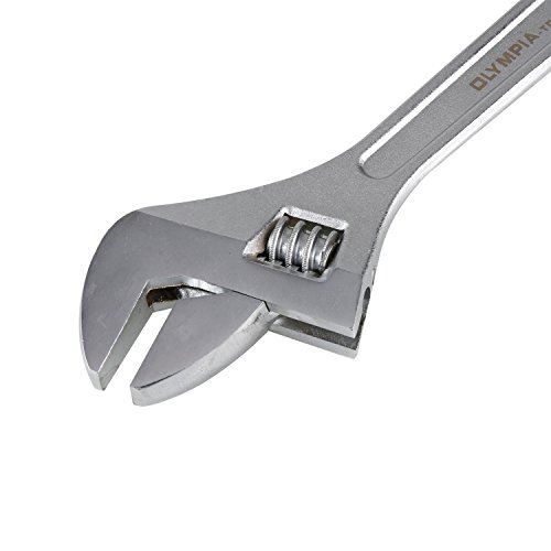 Olympia Tools Adjustable Wrench 01-015, 15 Inches