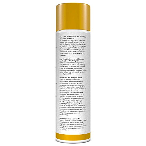 SULFATE FREE Organic SHAMPOO for Men and Women. 100% Natural Ayurv...