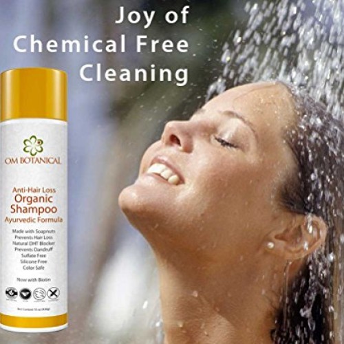 SULFATE FREE Organic SHAMPOO for Men and Women. 100% Natural Ayurv...