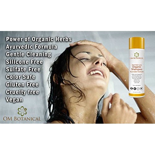 SULFATE FREE Organic SHAMPOO for Men and Women. 100% Natural Ayurv...