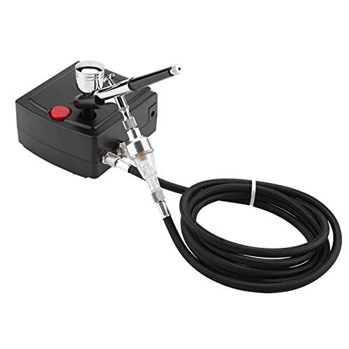 Omabeta Dual Action Airbrush Kit Black Pump Spray Air Brush Se...