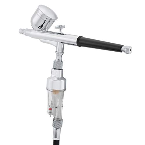 Omabeta Dual Action Airbrush Kit Black Pump Spray Air Brush Se...