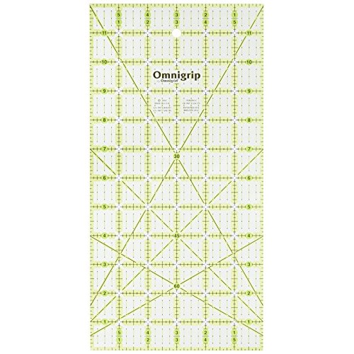 Omnigrip by Omnigrid Non-Slip Ruler, 6 x 12