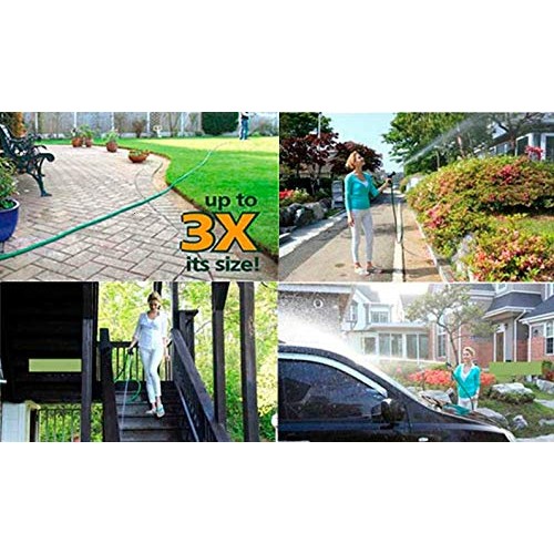 OmniHose 50 FT Expandable Garden Hose Triple-Layered for Extra Str...