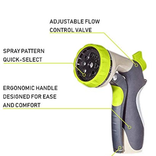OmniHose 50 FT Expandable Garden Hose Triple-Layered for Extra Str...