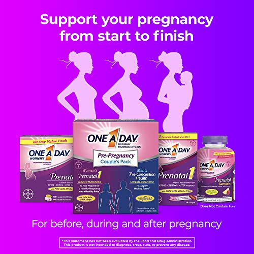 One A Day Mens & Womens Pre-Pregnancy Multivitamin including Vit...