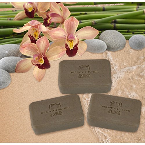 DEAD SEA Salt Mud SOAP 3 PK, Dead Sea Salt, Shea Butter, Argan Oil...