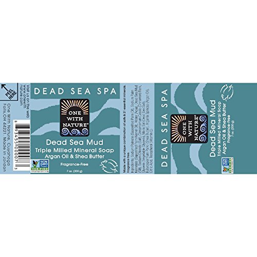 DEAD SEA Salt Mud SOAP 3 PK, Dead Sea Salt, Shea Butter, Argan Oil...