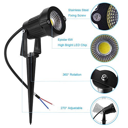Onerbuy 12V Low Voltage LED Landscape Lights Waterproof Outdoor Wa...