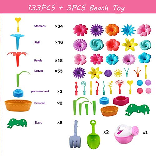 Flower Garden Building Toys - Build a Bouquet Floral Arrangement P...