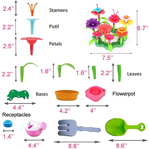 Flower Garden Building Toys - Build a Bouquet Floral Arrangement P...