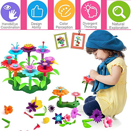 Flower Garden Building Toys - Build a Bouquet Floral Arrangement P...