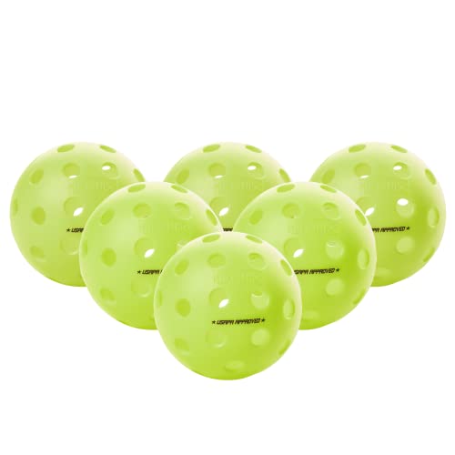 Onix Fuse G2 Pickleball Ball 6 Pack - Offical Ball of The APP and ...