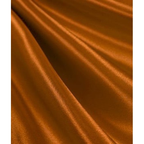 Copper Satin Fabric - by the Yard