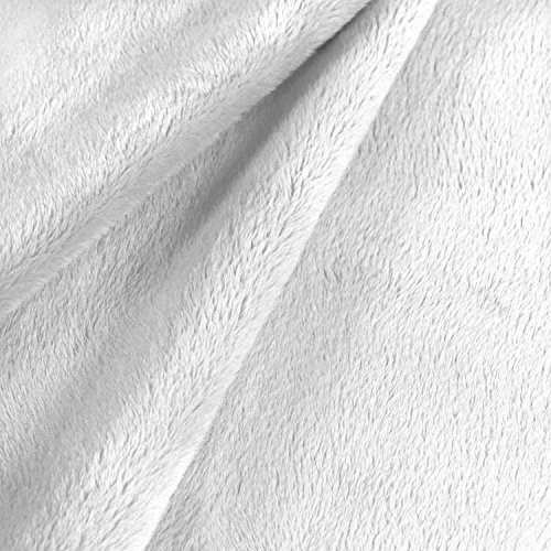 White Minky Fabric - by the Yard