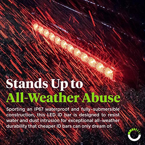 16 12 Red LED Trailer Light Bar Brake + Sequential Turn Signal ...