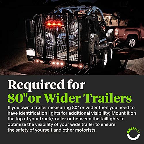 16 12 Red LED Trailer Light Bar Brake + Sequential Turn Signal ...