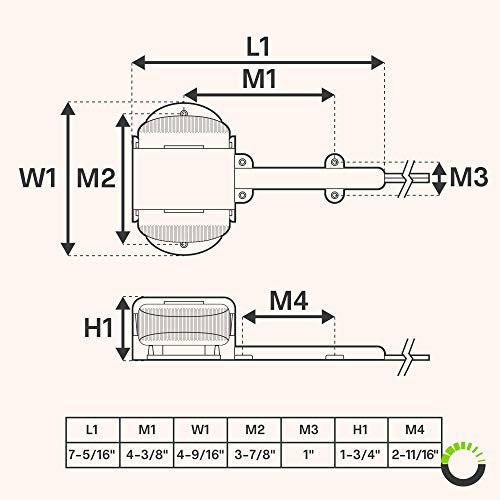 2pc 7 Amber + Red LED Trailer Fender Light Set DOT Approved SA...