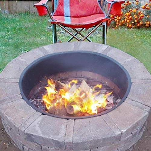 onlyfire Round Fire Pit Grate with 4 Legs for Outdoor Campfire Gri...