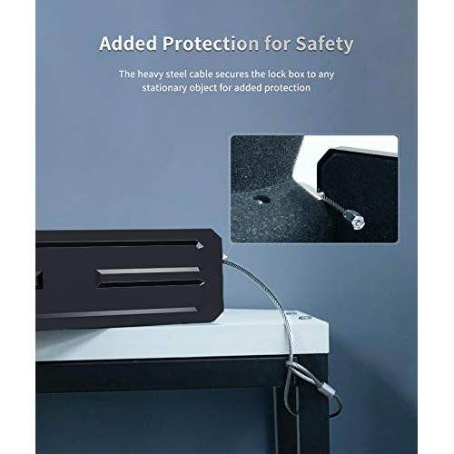 ONNAIS Safe - Biometric Safe for Pistols, Quick-Access Pis...