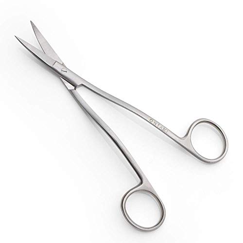 Bent Handle Curved Embroidery Applique Scissors for Machine Embroi...