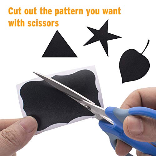 ONUPGO Chalkboard Labels-180pcs Waterproof Reusable Blackboard Sti...
