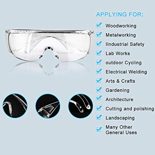 ONV Safety Glasses Over Glasses Safety Goggles Industrial Goggles ...