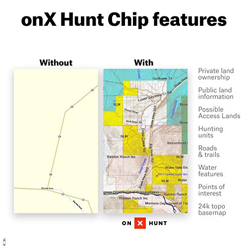 ONX Hunt: Missouri Hunt Chip for Garmin GPS - Hunting Maps with Pu...