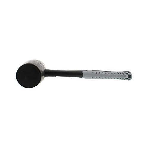ABN Rubber Mallet 32 Ounce - Shock-Absorbing Fiberglass Handle wit...