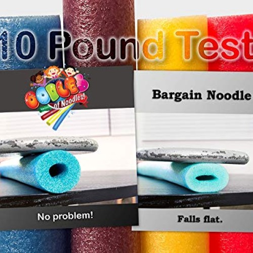 Oodles of Noodles Deluxe Famous Foam Pool Noodles Wholesale 4 Pack...