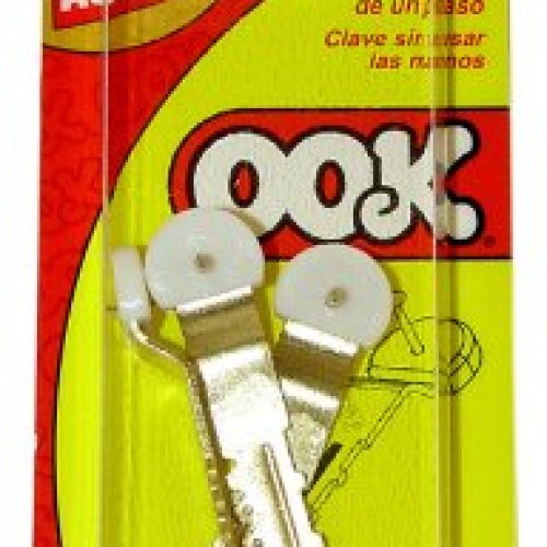 OOK 50374 ReadyNail Small Sawtooth Hanger, Brass, 3-Count
