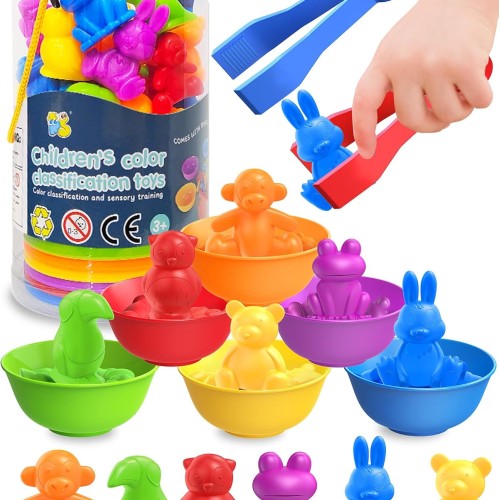 Counting Animals Montessori Toys for 3 4 5 Years Old, Learning Toys Gifts