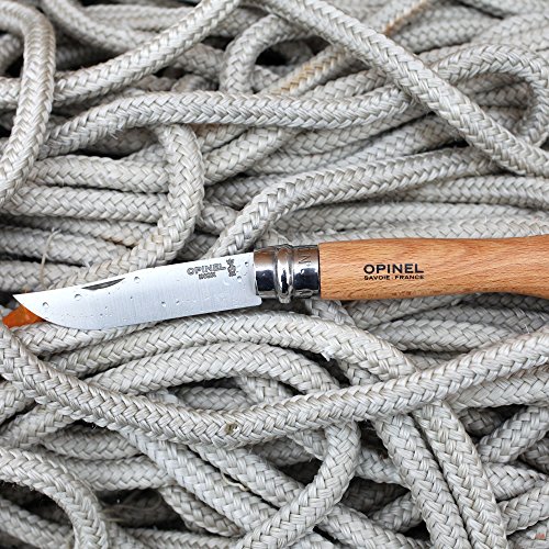 Opinel No6 Stainless Steel Folding Knife with Beechwood Handle