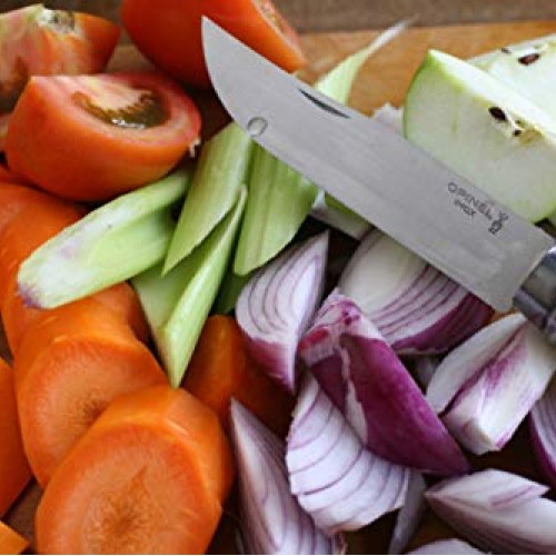 Opinel Stainless Steel Folding Pocket Knife - Everyday Carry Knife...