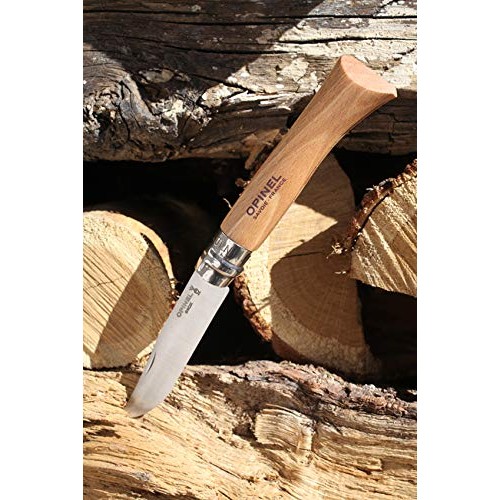Opinel Stainless Steel Folding Pocket Knife - Everyday Carry Knife...