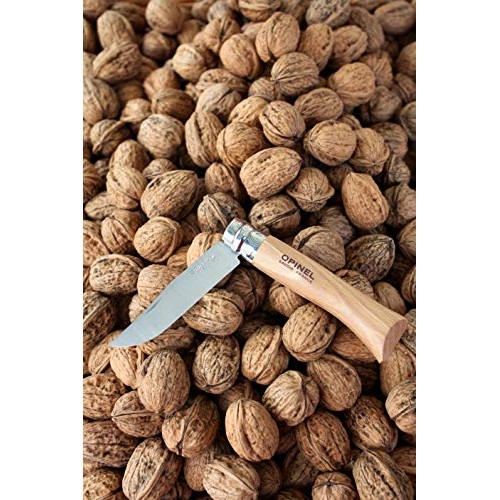 Opinel Stainless Steel Folding Pocket Knife - Everyday Carry Knife...