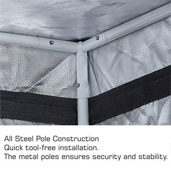 Oppolite 120X60X80 Mylar Hydroponic Grow Tent Room for Indoor P...