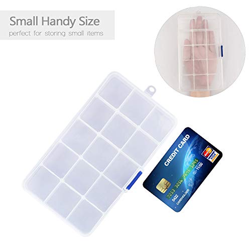 Opret Jewelry Organizer4 Pack, Plastic Jewelry Box15 grids wit...