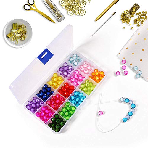 Opret Jewelry Organizer4 Pack, Plastic Jewelry Box15 grids wit...