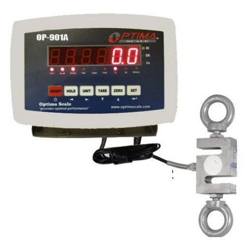 Optima Scales OP-926-3000 Digital Hanging Scale with High Precisio...
