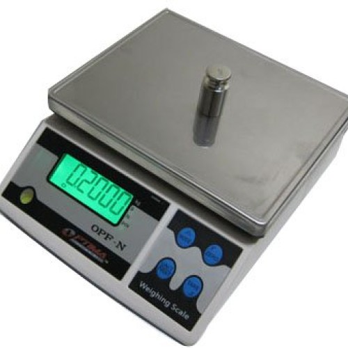 Optima Scales OPF-N15 Precision Digital Balance, 15 kg x 0.5 g