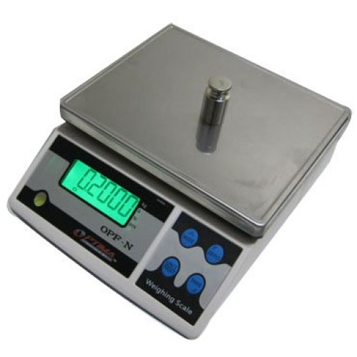 Optima Scales OPF-N15 Precision Digital Balance, 15 kg x 0.5 g
