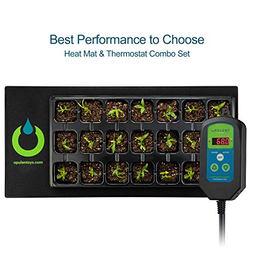 OPULENT SYSTEMS 10x20.75 Durable Waterproof Seedling Heat Mat Hy...