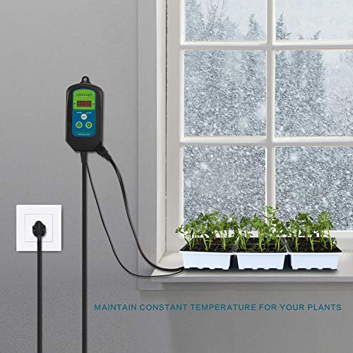 OPULENT SYSTEMS 10x20.75 Durable Waterproof Seedling Heat Mat Hy...