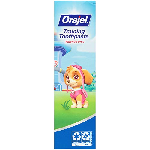 Orajel Paw Patrol Fluoride-Free Training Toothpaste, Fruity Fun Fl...