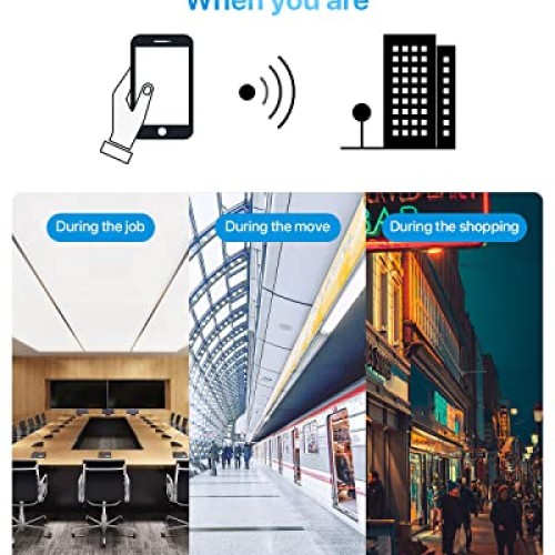 ORALUCE Smart Light Bulbs, WiFi＆Bluetooth E12 Smart Bulbs That Wo...