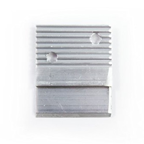 Orange Aluminum 1-1/2 Z-Clips - Interlocking French Cleats - Rect...