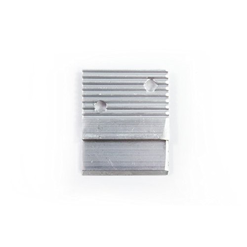 Orange Aluminum 1-1/2 Z-Clips - Interlocking French Cleats - Rect...